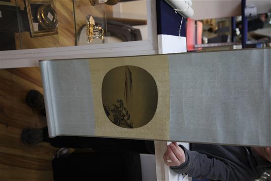 Three Chinese scroll pictures